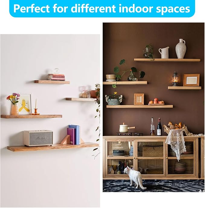 Floating Shelf Bracket, Solid Steel Support Rods - Image 6