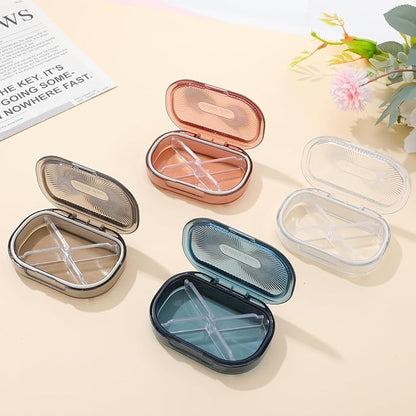 4 Pcs Qtip Holder Hair Tie organizer Small Container Portable Travel Qtips Case - Image 3