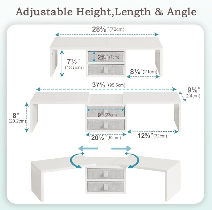 TEAMIX Dual Monitor Stand Riser - Image 4