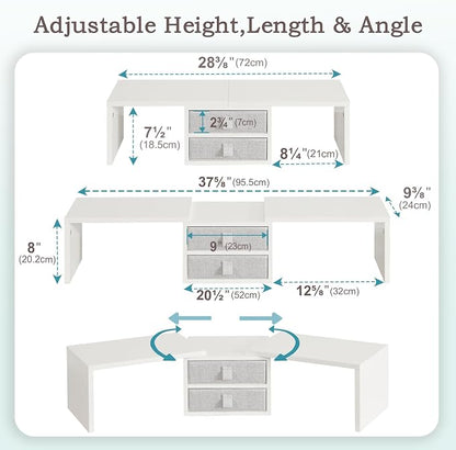 TEAMIX Dual Monitor Stand Riser - Image 4