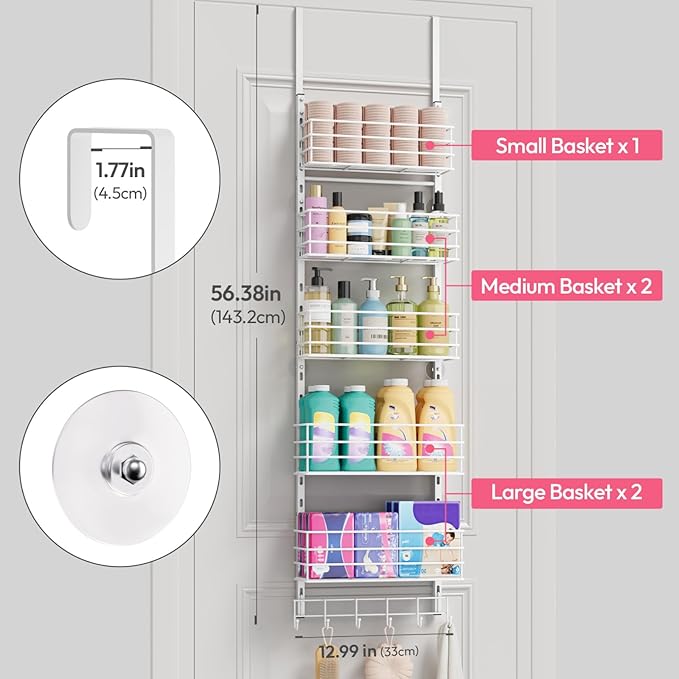 SWTYMIKI Over The Door Organizer - Image 2