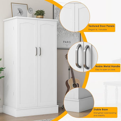 kepptory 47” Pantry Cabinet, Kitchen Pantry Storage Cabinet - Image 6