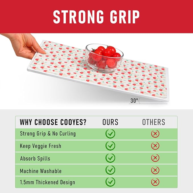 Cooyes 6 Pack Cloth Shelf Liners - Image 8