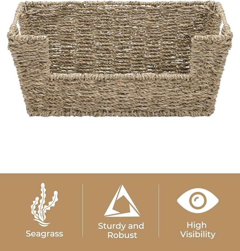 StorageWorks Wicker Storage Basket - Image 3