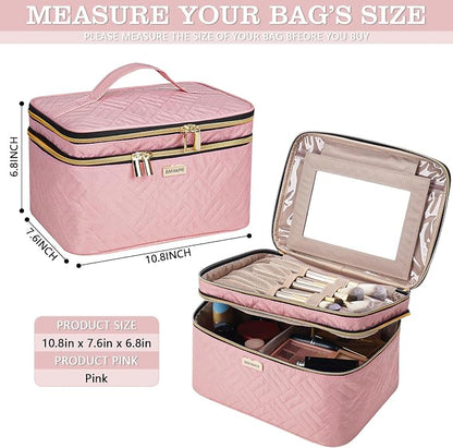 8.8L Double Layer Travel Makeup Bag - Image 3