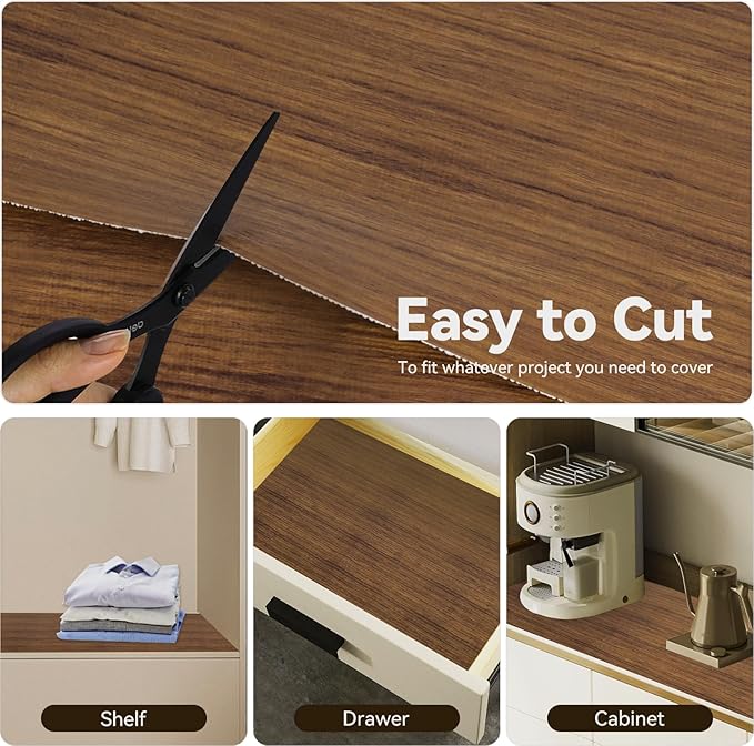 Drawer Shelf Liner for Kitchen Cabinets, Non Adhesive Slip Resistant Shelf - Image 5