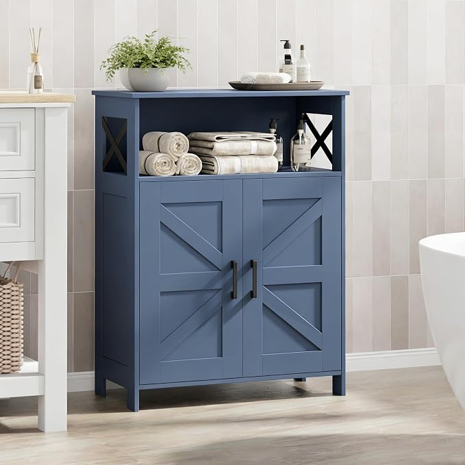Homhedy Farmhouse Bathroom Storage Cabinet - Image 5