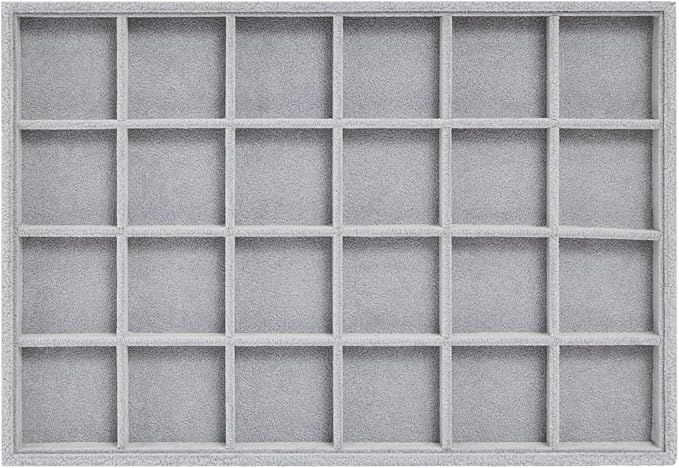 Juvale 2 Pack Velvet Jewelry Organizer Tray - Image 5