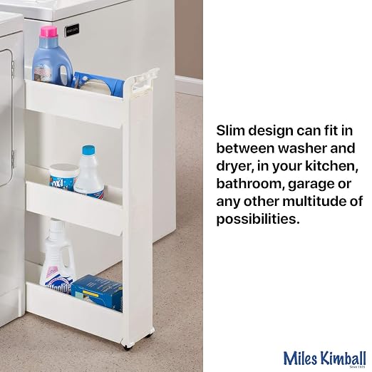 Miles Kimball Slim Storage Cart - Image 7