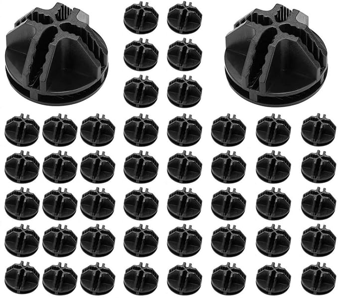 Wire Cube Plastic Connector 50Pcs Wire Grid Cube Organizer Connector by Dailydanny