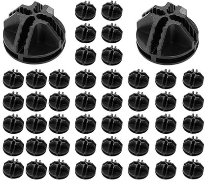 Wire Cube Plastic Connector 50Pcs Wire Grid Cube Organizer Connector by Dailydanny
