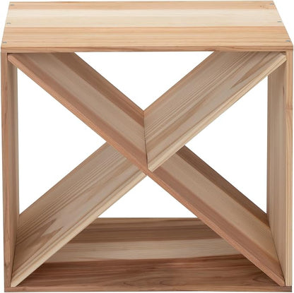 Set of 4 24 Bottle Wine Rack Solid Wood Holder Cube Bar Storage Cellar - Image 9
