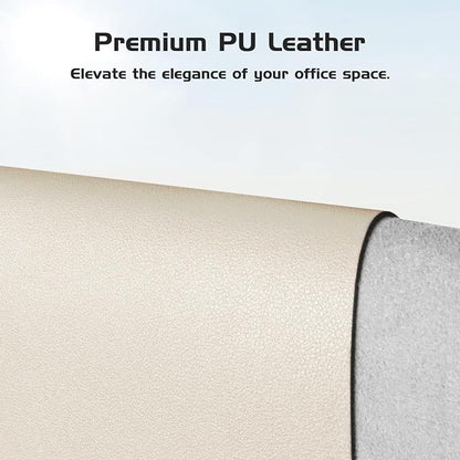 Aothia Leather Desk Pad Protector, Office Mat, Large Mouse Pad, Laptop Pad - Image 2