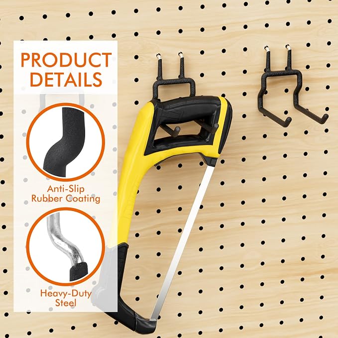 LIGHT DUST Utility Heavy Duty Pegboard Hooks - Image 6