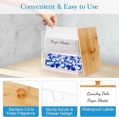 JYPS 1+1 Acrylic Dryer Sheet Holder - Image 3