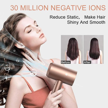 slopehill Professional Ionic Hair Dryer, Powerful 1800W Fast Drying Low Noise - Image 5
