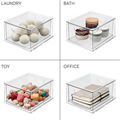 iDesign Stackable Storage Drawer, or Under Sinks, Made in USA - Image 8
