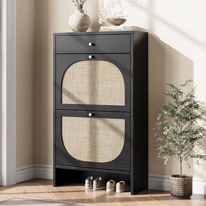 Nicetree Shoe Cabinet for Entryway, Slim Shoe Rack by Nicetree
