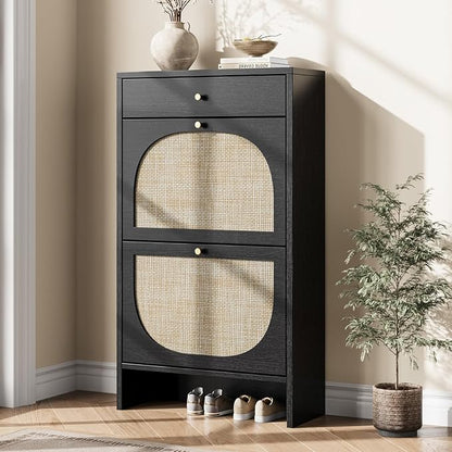 Nicetree Shoe Cabinet for Entryway, Slim Shoe Rack by Nicetree