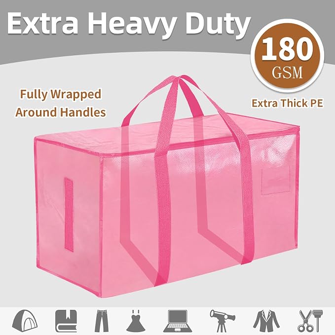 8 Pack-Extra Large Heavy Duty Moving Bags - Image 2