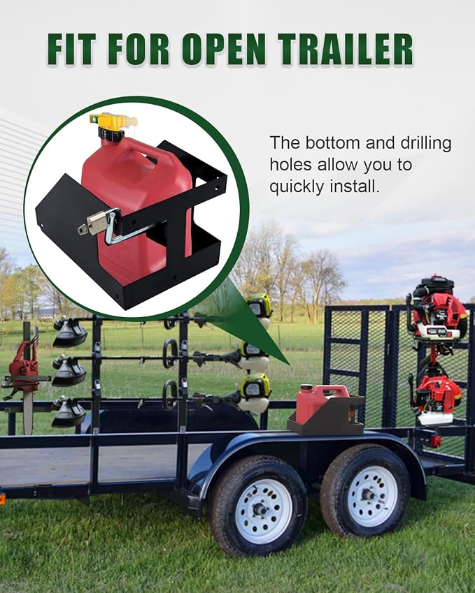 ELITEWILL Trailer Fuel Gas Can Rack Holder - Image 4