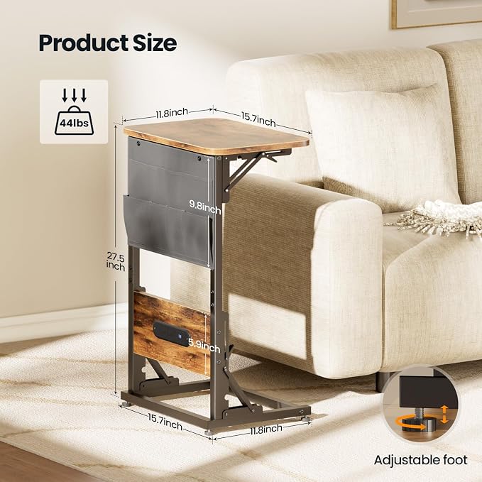 HLDIRECT C Shaped End Table - Image 3