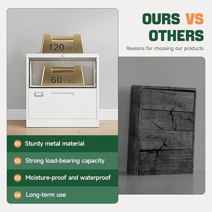 Letaya 2 Drawer File Cabinet - Image 8