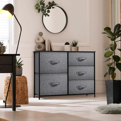 Sorbus Dresser with 5 Drawers - Image 2