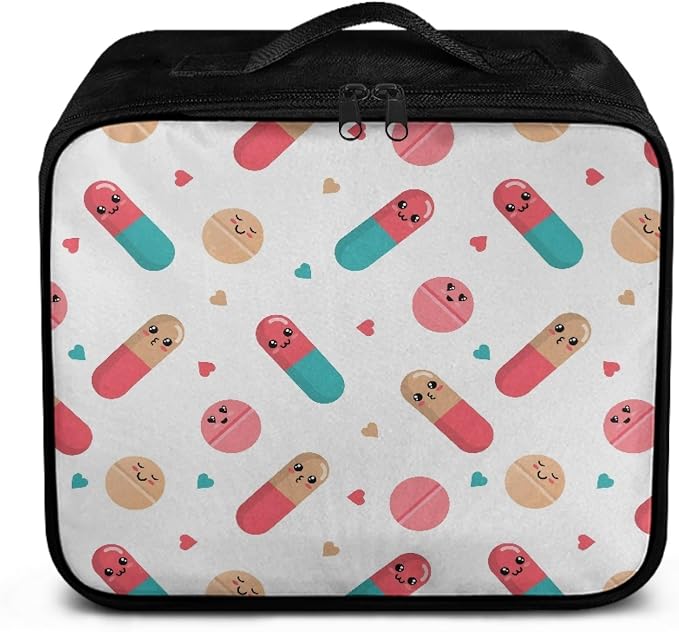 Family Medicine Storage Bag Pill Bottle Organizer - Image 3