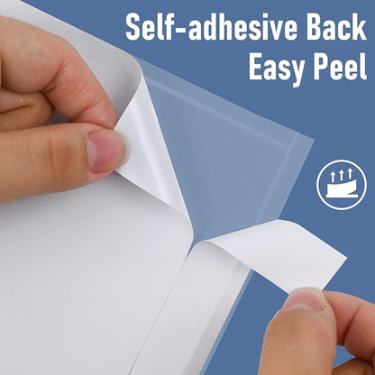L LIKED 100 PCS 7.5'' x 5.5'' Packing List Envelopes, Adhesive Label Pouches - Image 3
