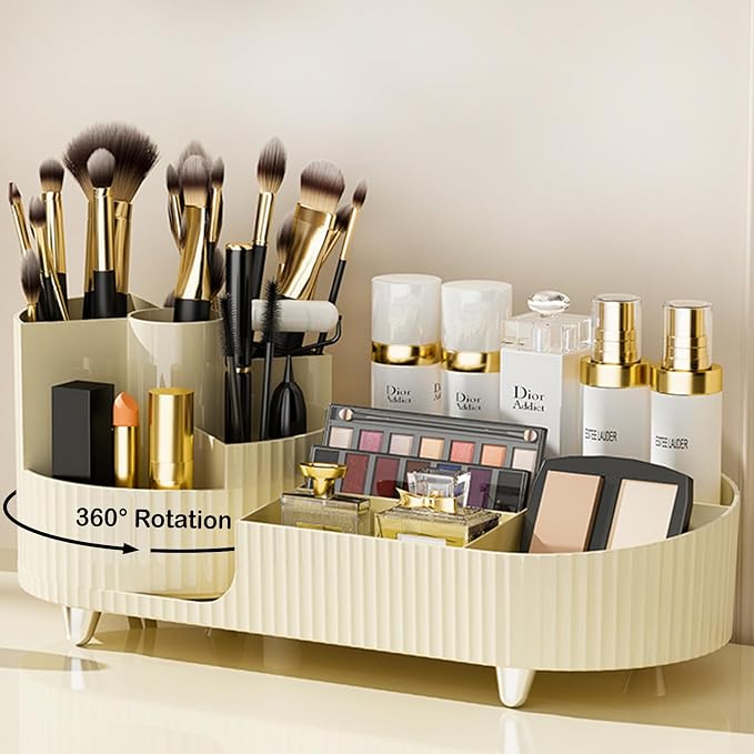 360° Rotating Vanity Makeup Organizer by COMFYROOM