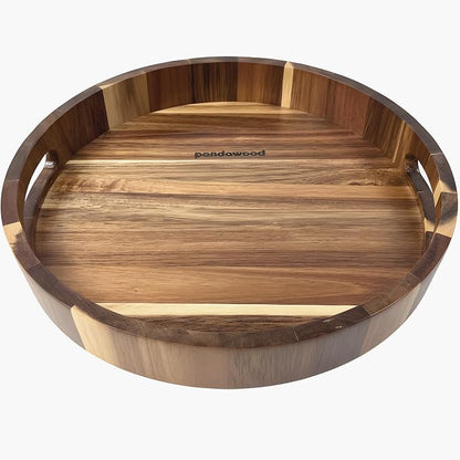 Acacia Wood Lazy Susan by PANDAWOOD