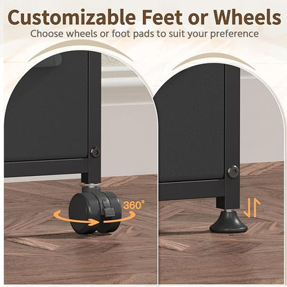 LASZOLA Narrow Cabinet Slim Storage Cart - Image 7