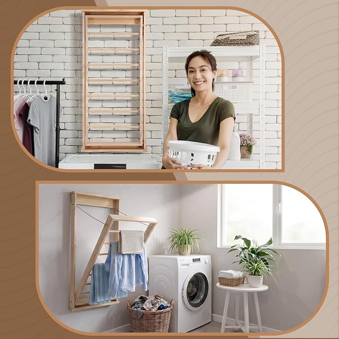 Novabright 1 Pcs Wall Mounted Drying Rack - Image 6