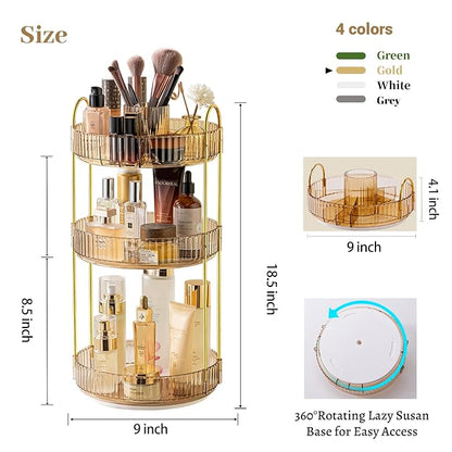 Aveniee 360° Rotating Makeup Organizer - Image 3