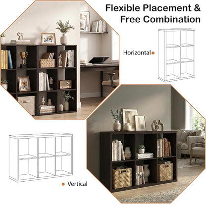 WannabeMyself【2026 Wooden Thick Frame】 6 Cube Storage Organizer - Image 4