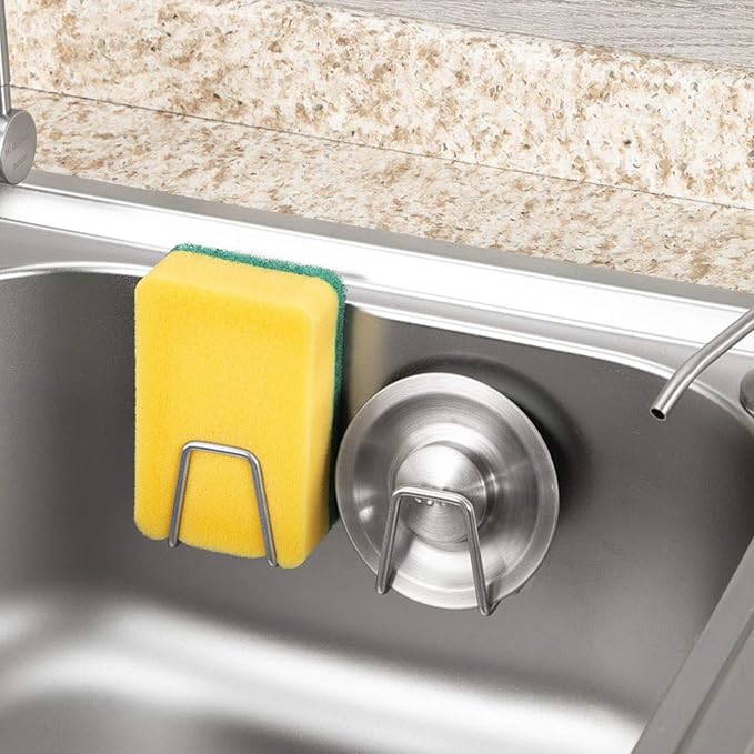 Adhesive Sponge Holder Sink Caddy - Image 8