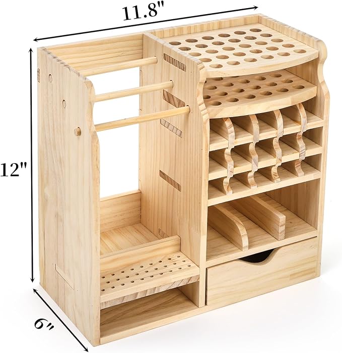 Wooden Art Supply Organizer - Image 2