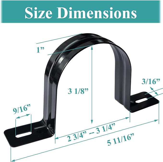 Dust Collection Hose and Pipe Holder Adjustable Hangers Bracket, Don’t Broken - Image 3