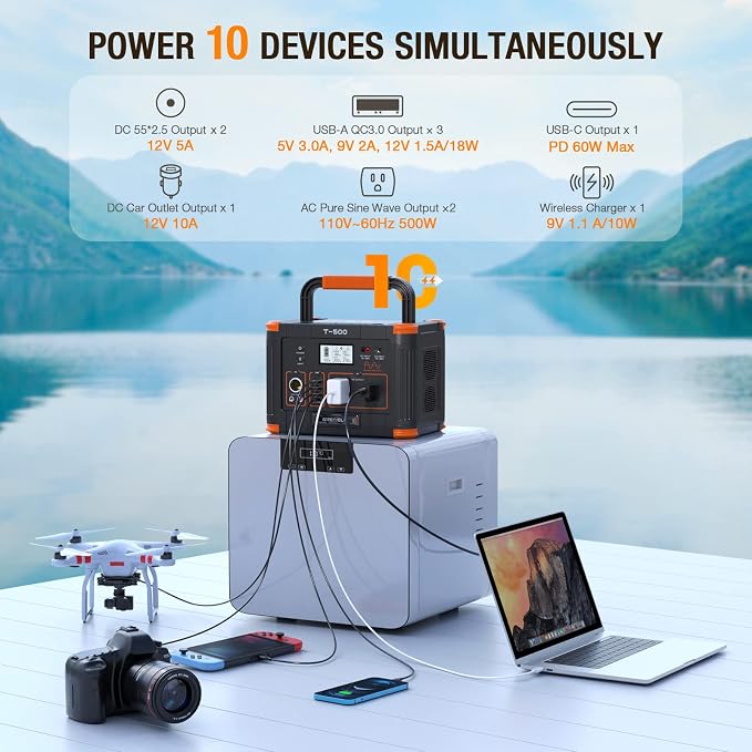 500W Portable Power Station - Image 5