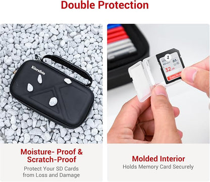 EVA PU SD Card Case with 40 PCS Individual Plastic Memory Card Holder - Image 6
