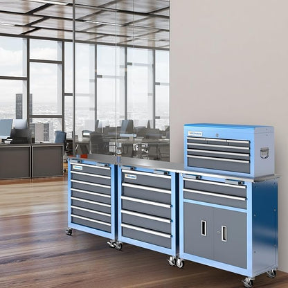 LARBANKE 3 Different Types Tool Chest Combination, Rolling Tool Chest - Image 2