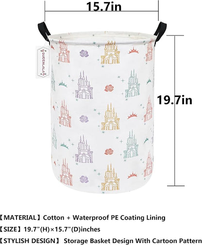 QUEENLALA Large Storage Basket, Laundry Hamper/Bathroom/Home Decor/Collapsible - Image 2