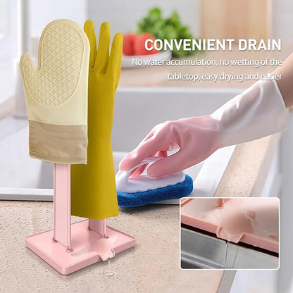 2 Piecesg Kitchen Glove Holder，Glove Dryer，dishwashing Gloves Holder，Plastic - Image 5