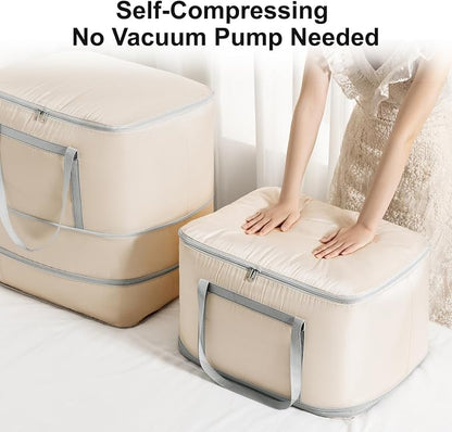 Comforter Storage Bag - 120L Bedding Storage Bags - Image 3