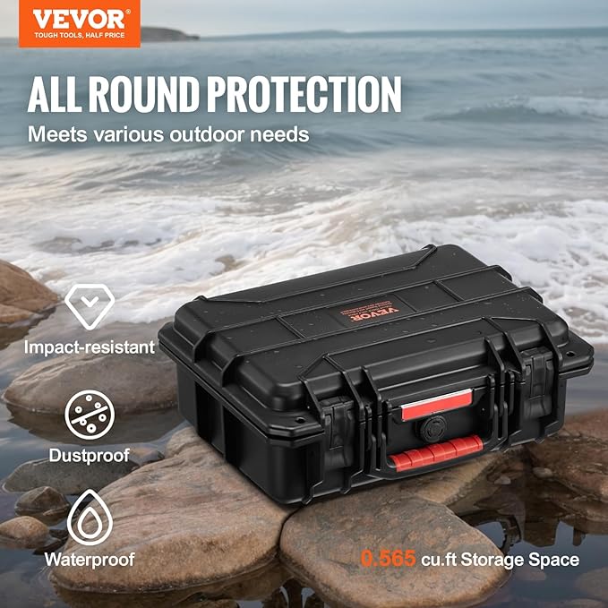 VEVOR Weatherproof Hard Case, Heavy Duty Protective Dry Box - Image 2