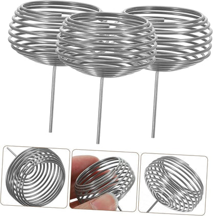 ibasenice 10pcs Stainless Steel Bonsai Fertilizer Boxes Plant Container - Image 4