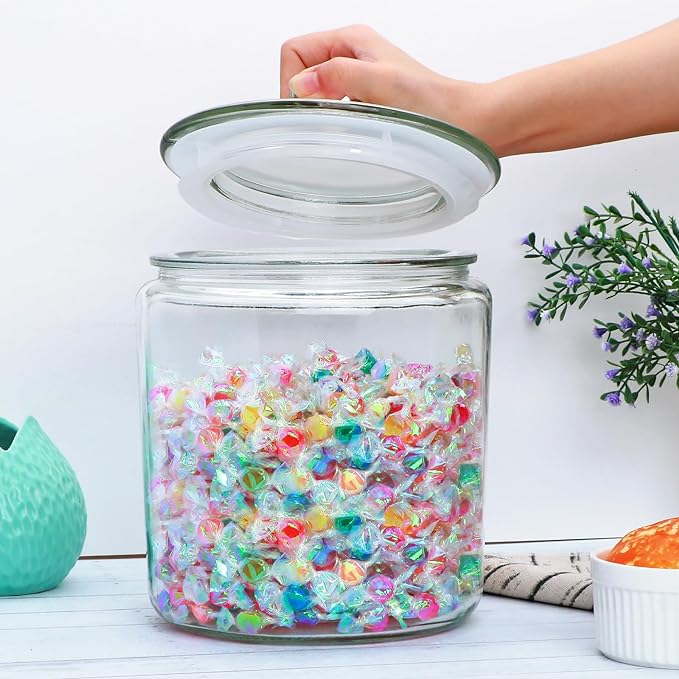 Maredash 1 Gallon Glass Canister, Cookie Jar & Candy Jar - Image 4