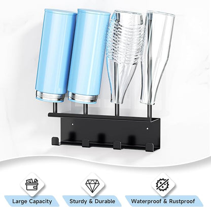 Wall Mounted Water Bottle Drying Rack - Image 10