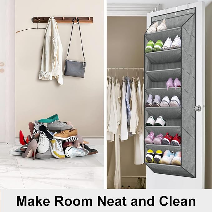 SLEEPING LAMB Over The Door Shoe Organizer - Image 5
